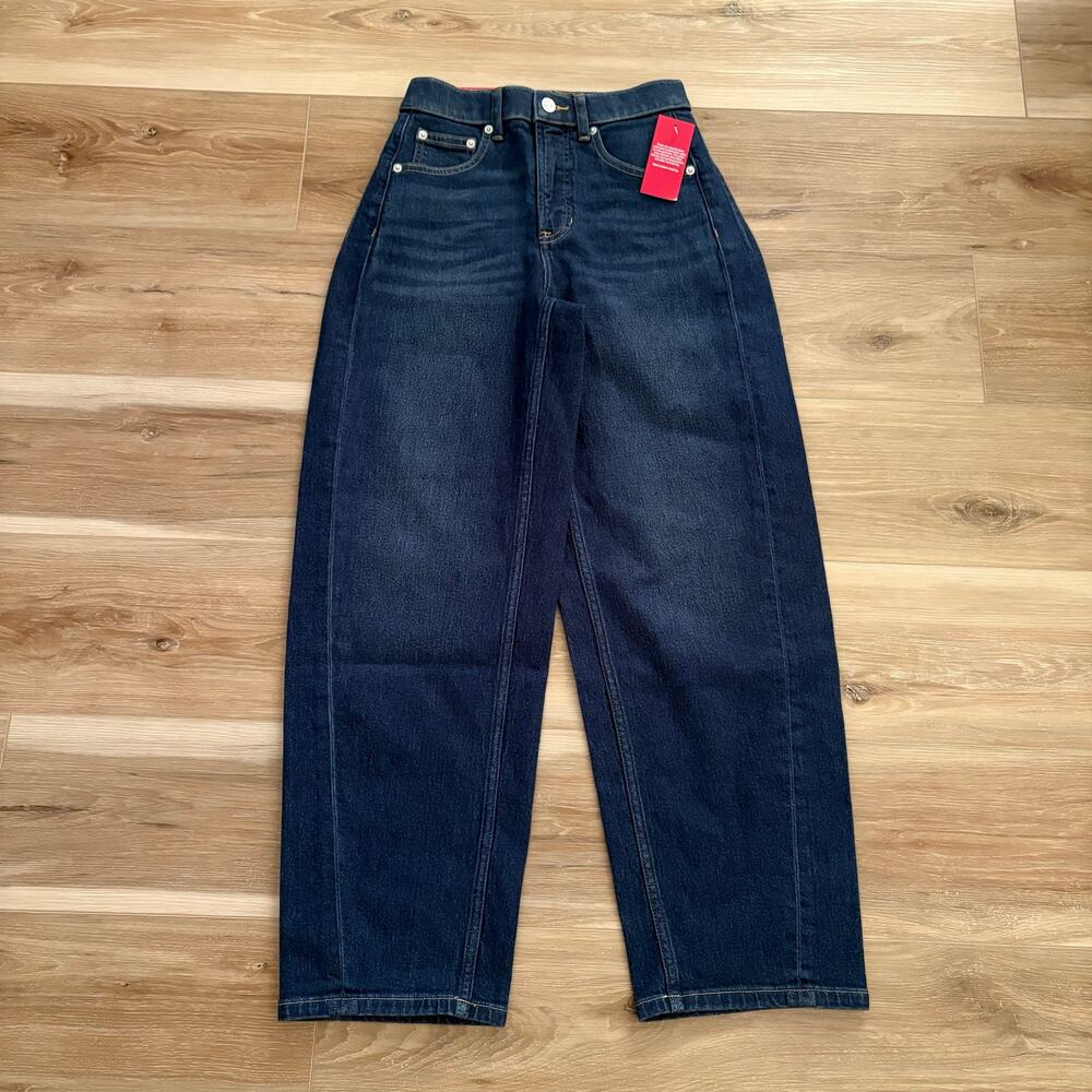 Spanx Authentic 360 Barrel Leg Jeans XS Regular